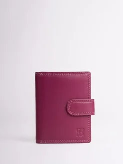 Lakeland Leather Cranberry Small Tab Purse^Women Purses