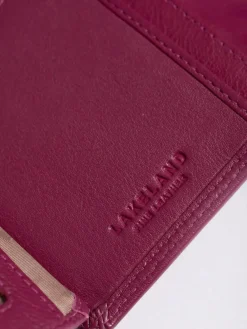 Lakeland Leather Cranberry Small Tab Purse^Women Purses