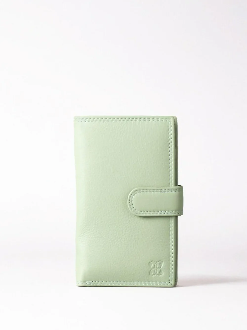 Best Lakeland Leather Green Medium Tab Purse