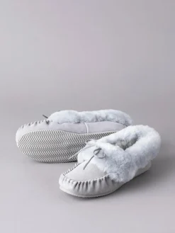 Lakeland Leather Ladies Sheepskin Moccasin Slippers^Women Slippers