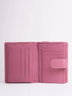 Lakeland Leather Mauve Pink Small Tab Purse^Women Purses