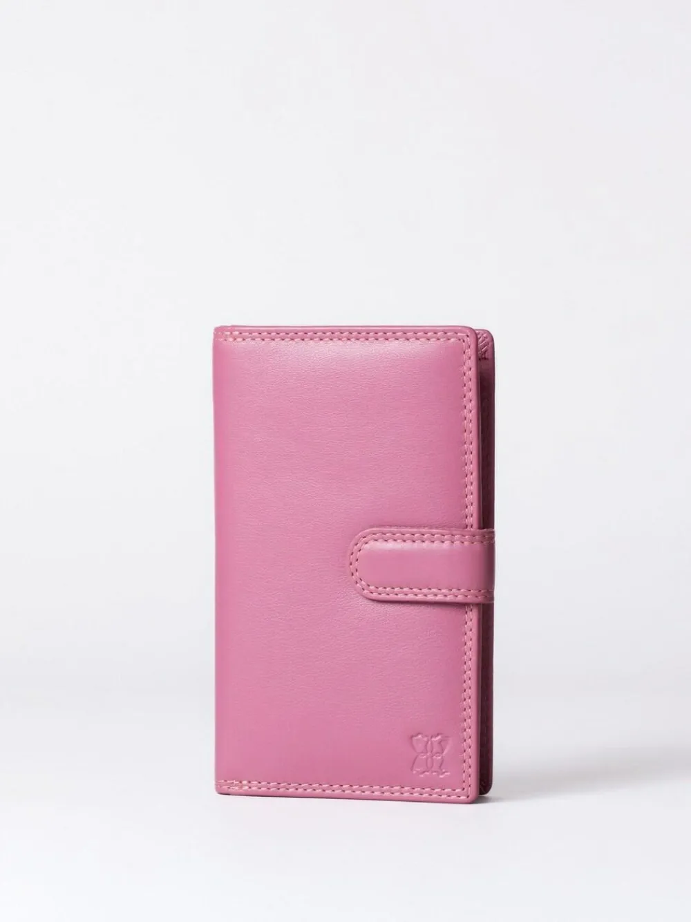 Discount Lakeland Leather Mauve Pink Medium Tab Purse