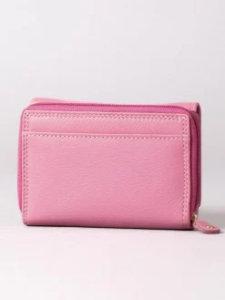Clearance Lakeland Leather Mauve Small Purse
