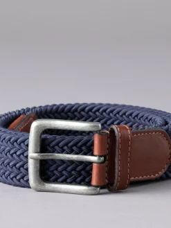 Clearance Lakeland Leather Greythwaite Braided Belt Navy