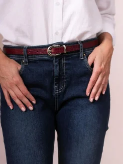 Outlet Lakeland Leather Kirkby Belt Red