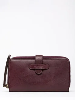 Lakeland Leather Newby Tab Purse Red