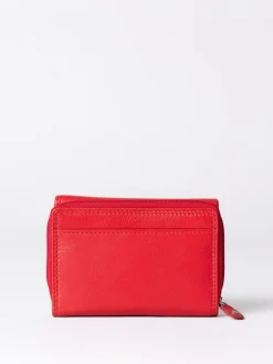 Lakeland Leather Red Small Purse