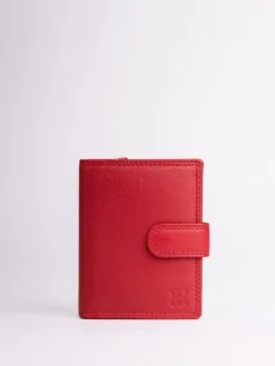 Lakeland Leather Red Small Tab Purse^Women Purses