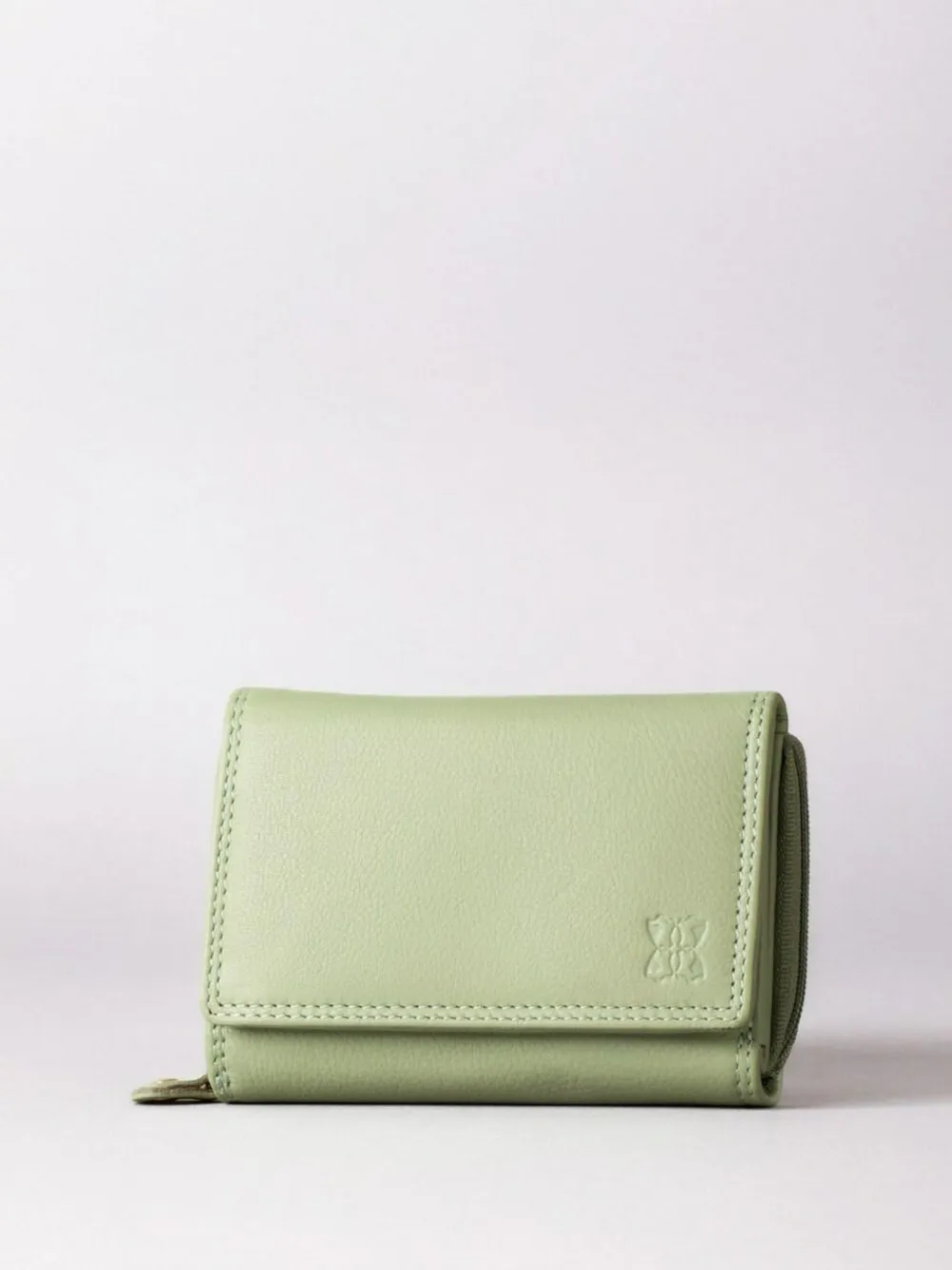 Discount Lakeland Leather Sage Green Small Purse