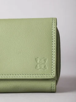 Discount Lakeland Leather Sage Green Small Purse