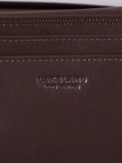 Lakeland Leather Tan Brown Large Flapover Purse^Women Purses