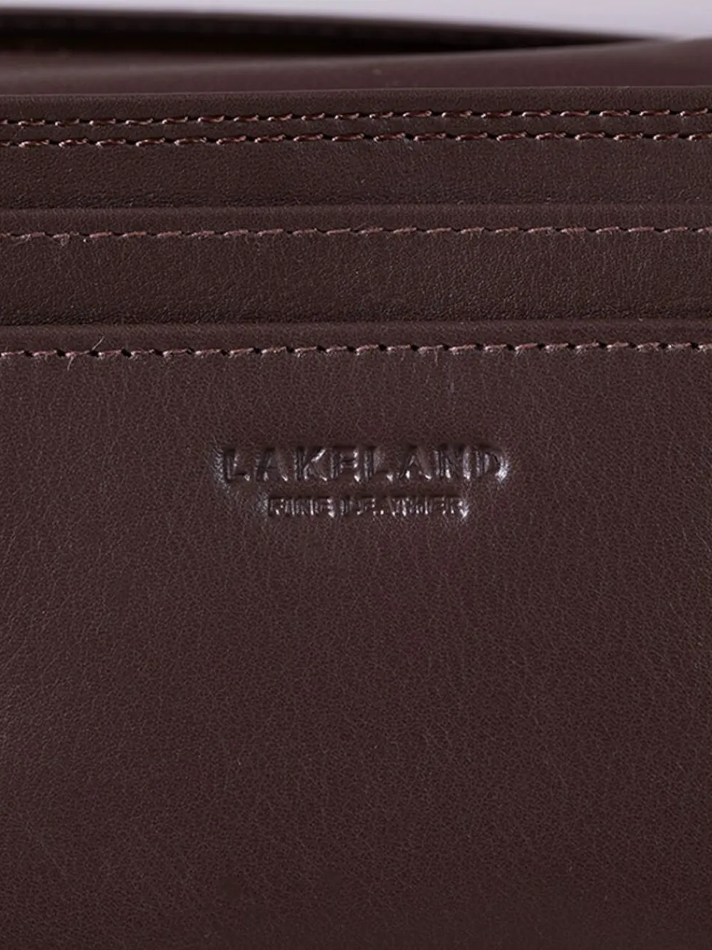 Lakeland Leather Tan Brown Large Flapover Purse^Women Purses