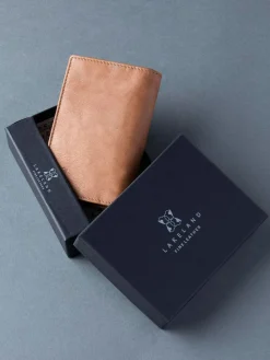 Discount Lakeland Leather Bowston Tri-Fold Wallet Tan Brown