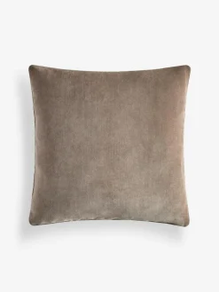 Next Latte 59 x 59cm Soft Velour Cushion^ Cushions & Throws