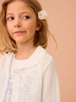 Laura Ashley Ecru White Knit Cardigan^ Knitwear|Knitwear