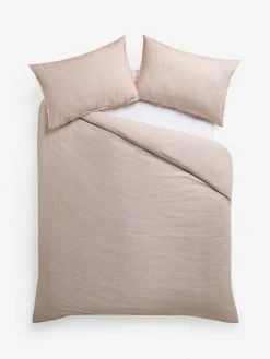 Laura Ashley Pink Cresswell Gingham 100% Cotton Duvet Cover and Pillowcase Set^ Branded Bedlinen