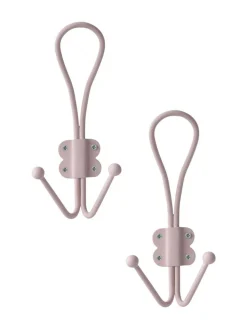 Laura Ashley Set of 2 Metal Double Hooks^ Storage & Organisation
