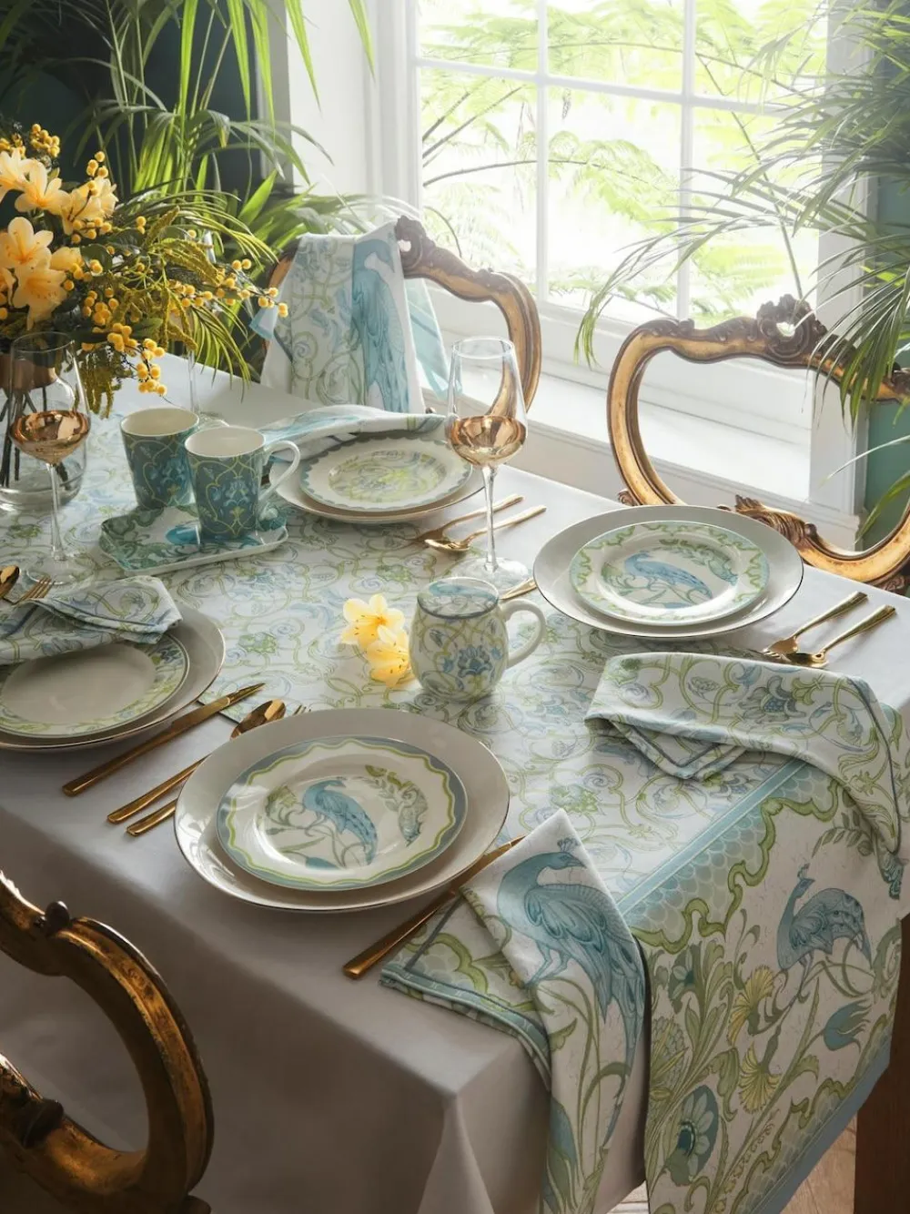 Laurence Llewelyn-Bowen Multi Palm Court Porcelain Side Plate Set^ Dinner Sets & Pasta Bowls|Branded Kitchenware