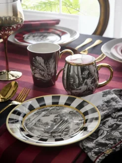 Laurence Llewelyn-Bowen Multi Festivo Porcelain Side Plate Set^ Dinner Sets & Pasta Bowls|Branded Kitchenware