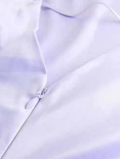 Clearance Next Lavender Purple Satin Cowl Neck Wedding Guest Bridesmaid Maxi Dress