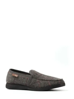 Online Lazy Dogz Blue Eisenhower II Full Slippers Grey