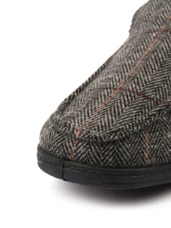 Online Lazy Dogz Blue Eisenhower II Full Slippers Grey