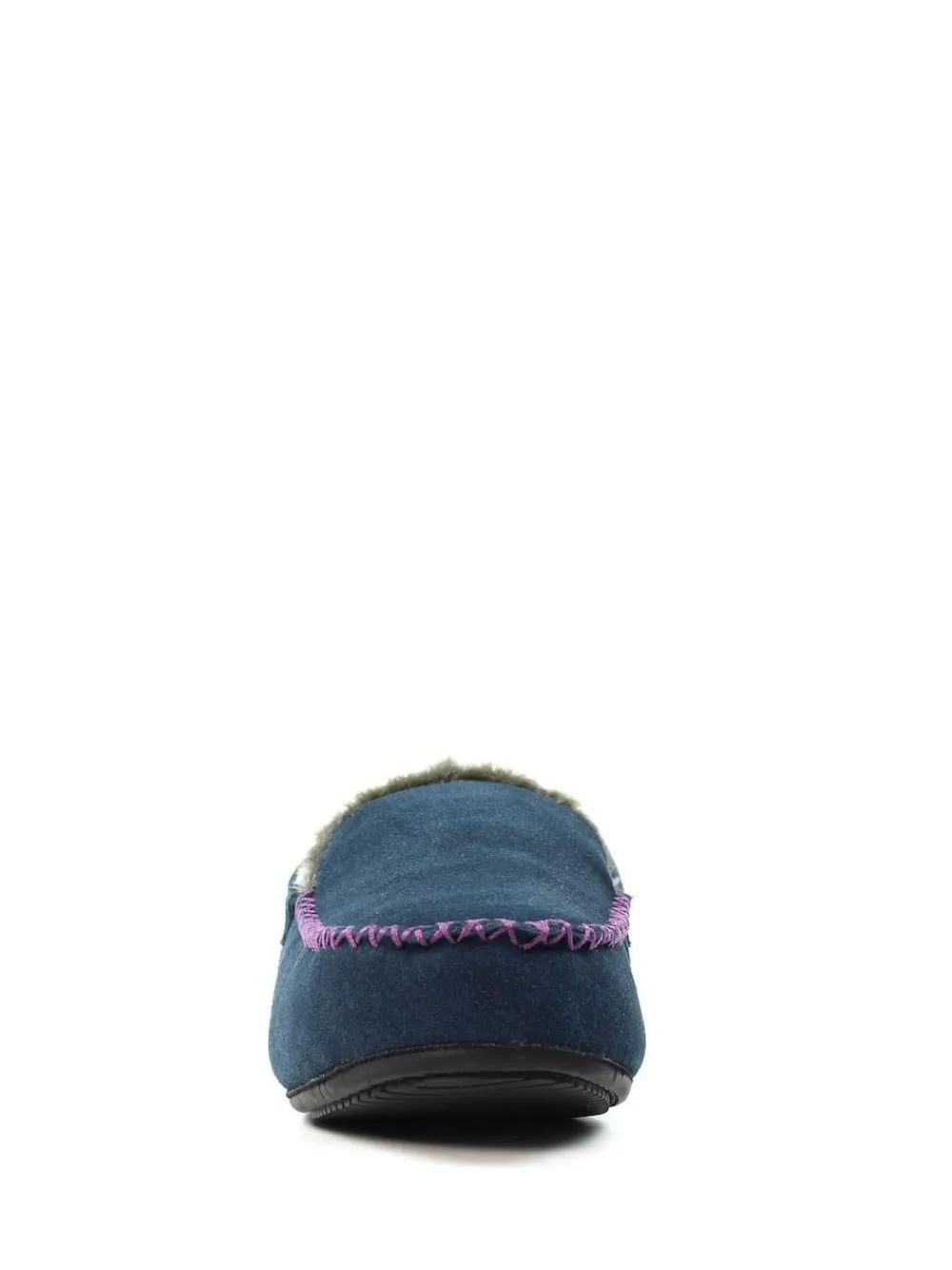 Lazy Dogz Blue Henry Mocassin Slippers