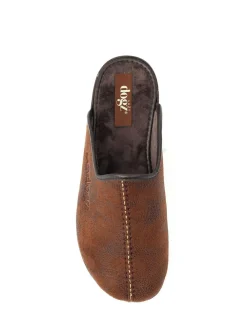 Lazy Dogz Blue Tees II Slip On Mule Slippers^ Slippers|Slippers