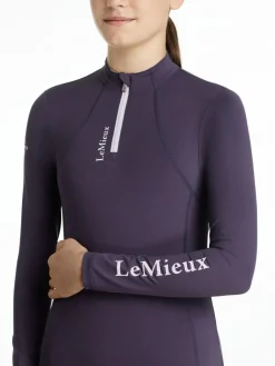 Sale LeMieux Blue Young Rider Classique Base Layer Juniper