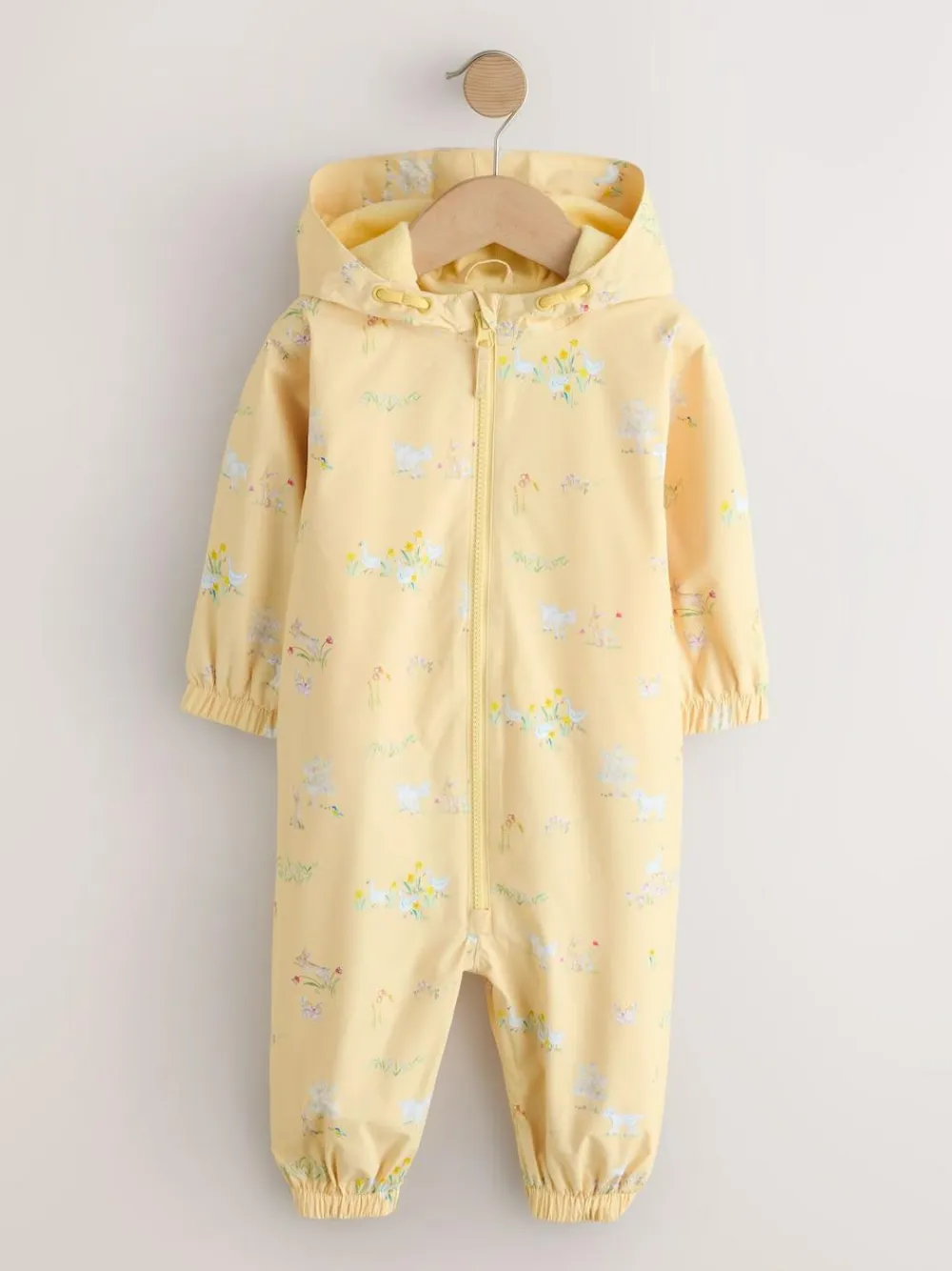 Discount Next Lemon Yellow Waterproof Printed Puddlesuit (6mths-7yrs)