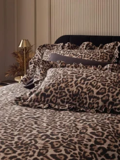 Next Brushed Cotton Frill Duvet Cover and Pillowcase Set^ Bedsets & Duvet Covers