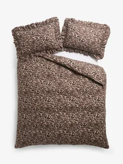 Next Brushed Cotton Frill Duvet Cover and Pillowcase Set^ Bedsets & Duvet Covers