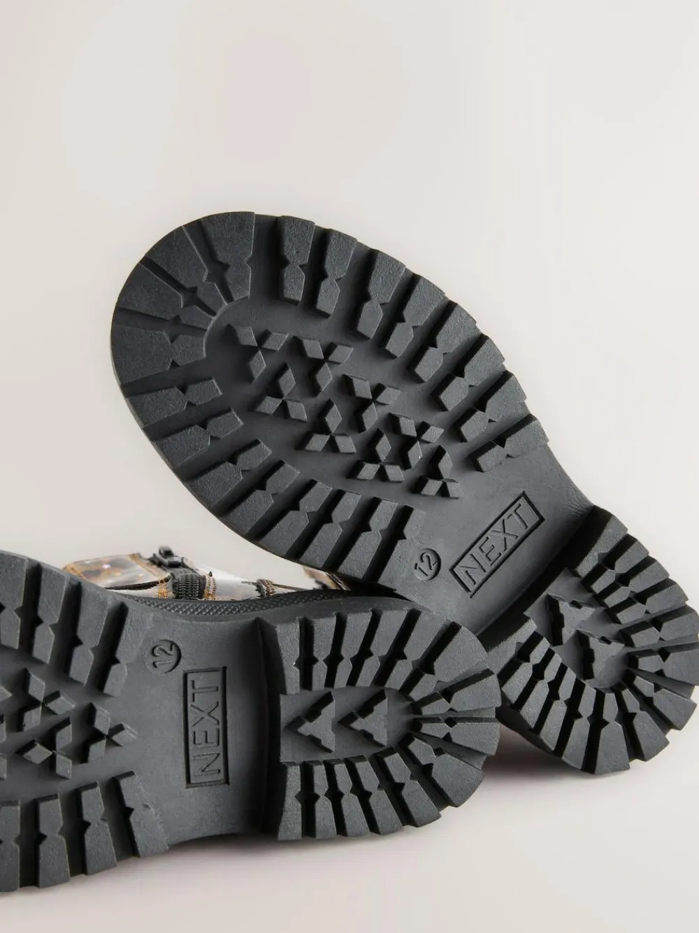 Discount Next Standard Fit (F) Zip Front Ankle Boots Leopard Print