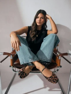 Next Standard/Wide Fit Round Toe Mary Jane Shoes^Women Wide Fit & Extra Wide Fit|Flats