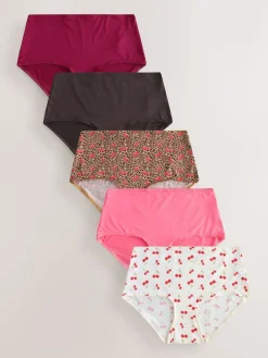 Next Midi Microfibre Knickers 5 Pack^Women Panties