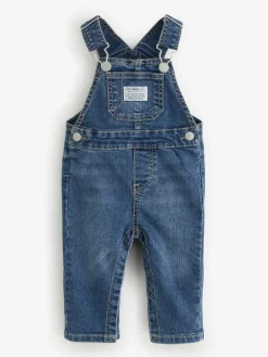 Clearance Levi's ® Blue Baby Logo Denim Dungarees