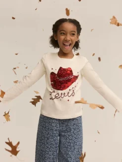 Levi's Blue Leopard Print Jacquard High Rise Baggy Jeans