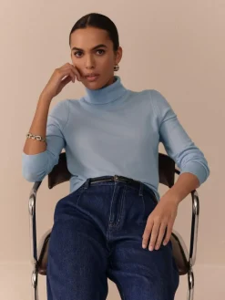 Next 100% Merino Wool N.Premium Roll Neck Jumper^Women Knitwear|Knitwear