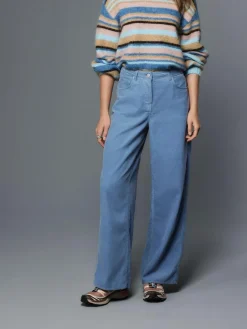 Next Cord Wide Leg Trousers^Women Pants