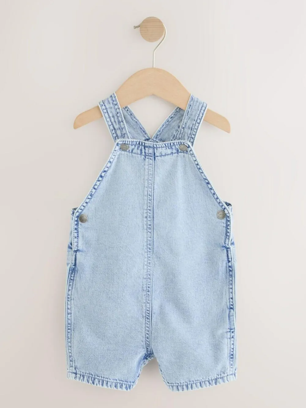 Hot Next Light Blue Denim Slouch Dungarees (3mths-7yrs)