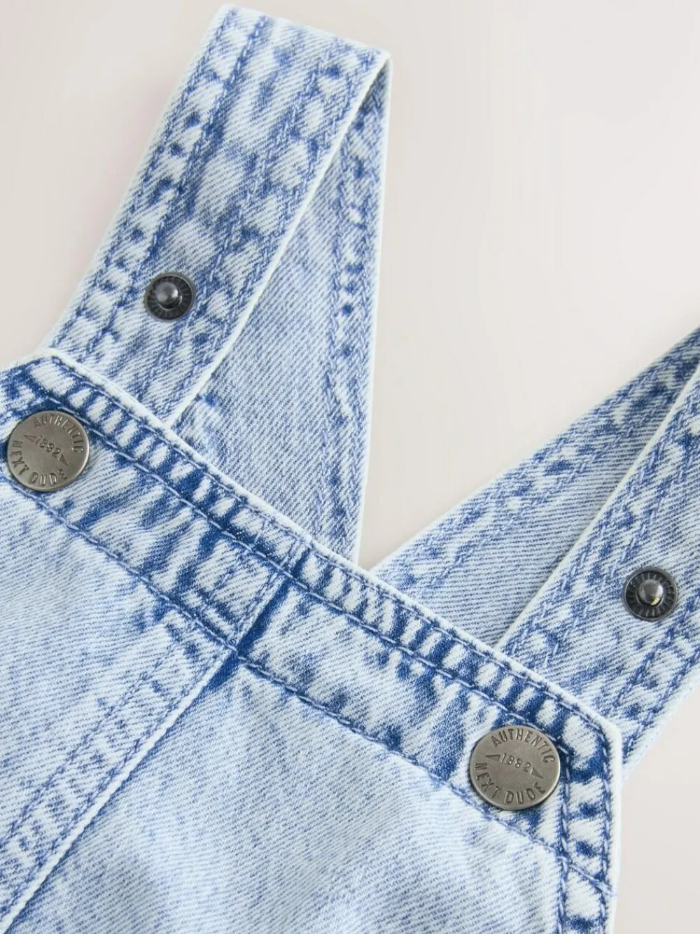 Hot Next Light Blue Denim Slouch Dungarees (3mths-7yrs)