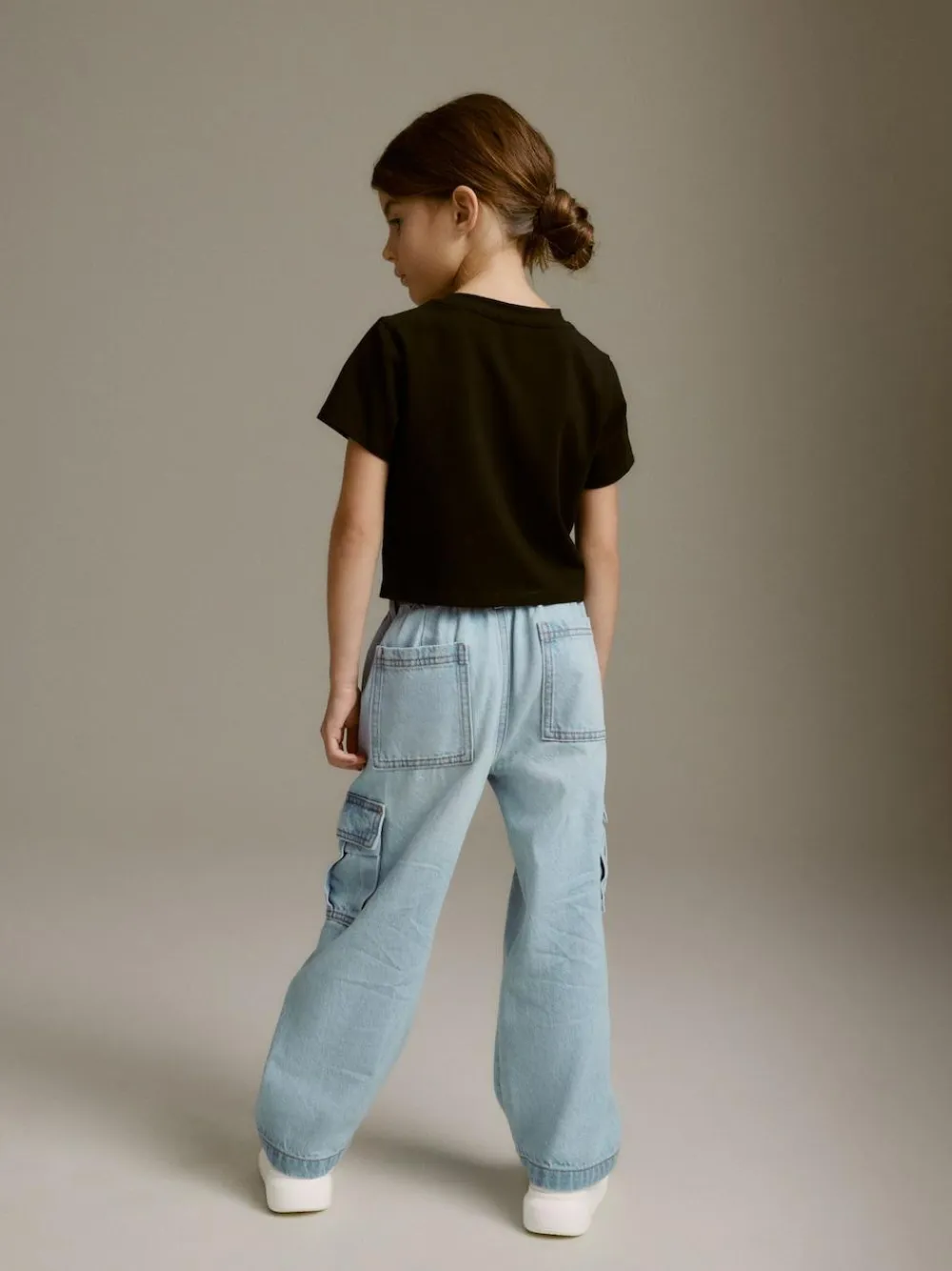 Next Wide Leg Cargo Jeans (3-16yrs)^ Jeans