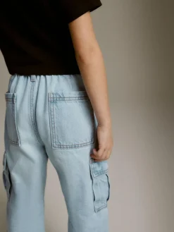 Next Wide Leg Cargo Jeans (3-16yrs)^ Jeans