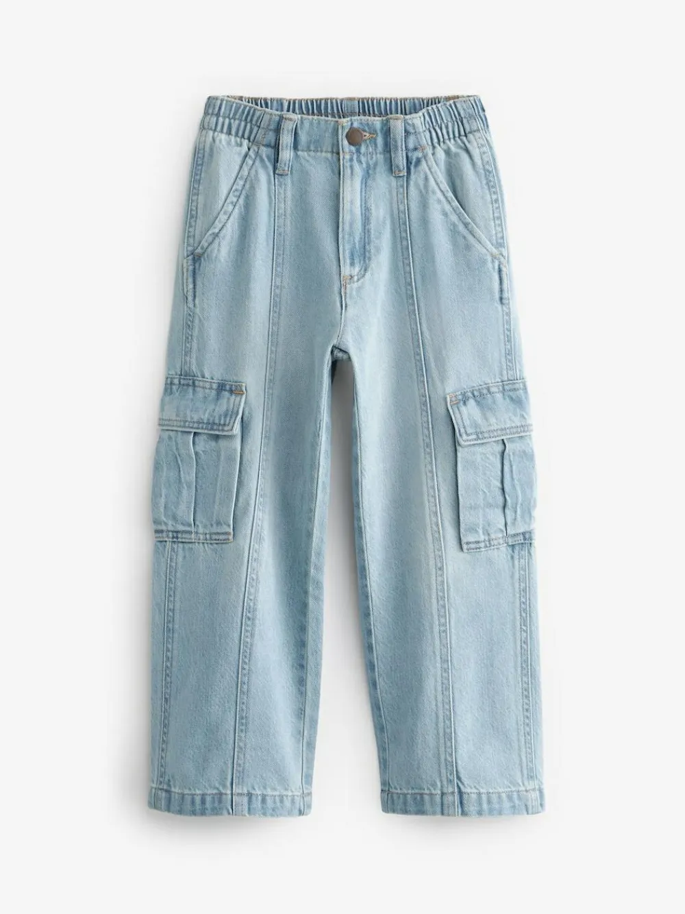Next Wide Leg Cargo Jeans (3-16yrs)^ Jeans