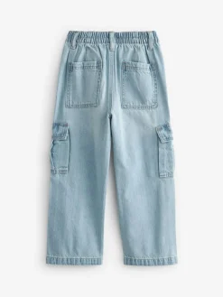 Next Wide Leg Cargo Jeans (3-16yrs)^ Jeans