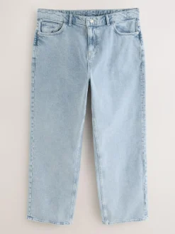 Sale Next EDIT Baggy Fit Jeans Light Blue