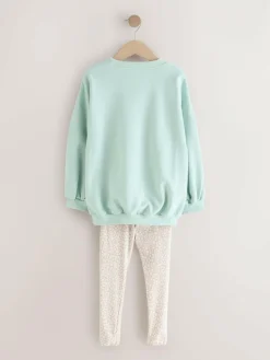 Next Sweatshirt and Leggings Set (3mths-7yrs) Light Blue Fairy