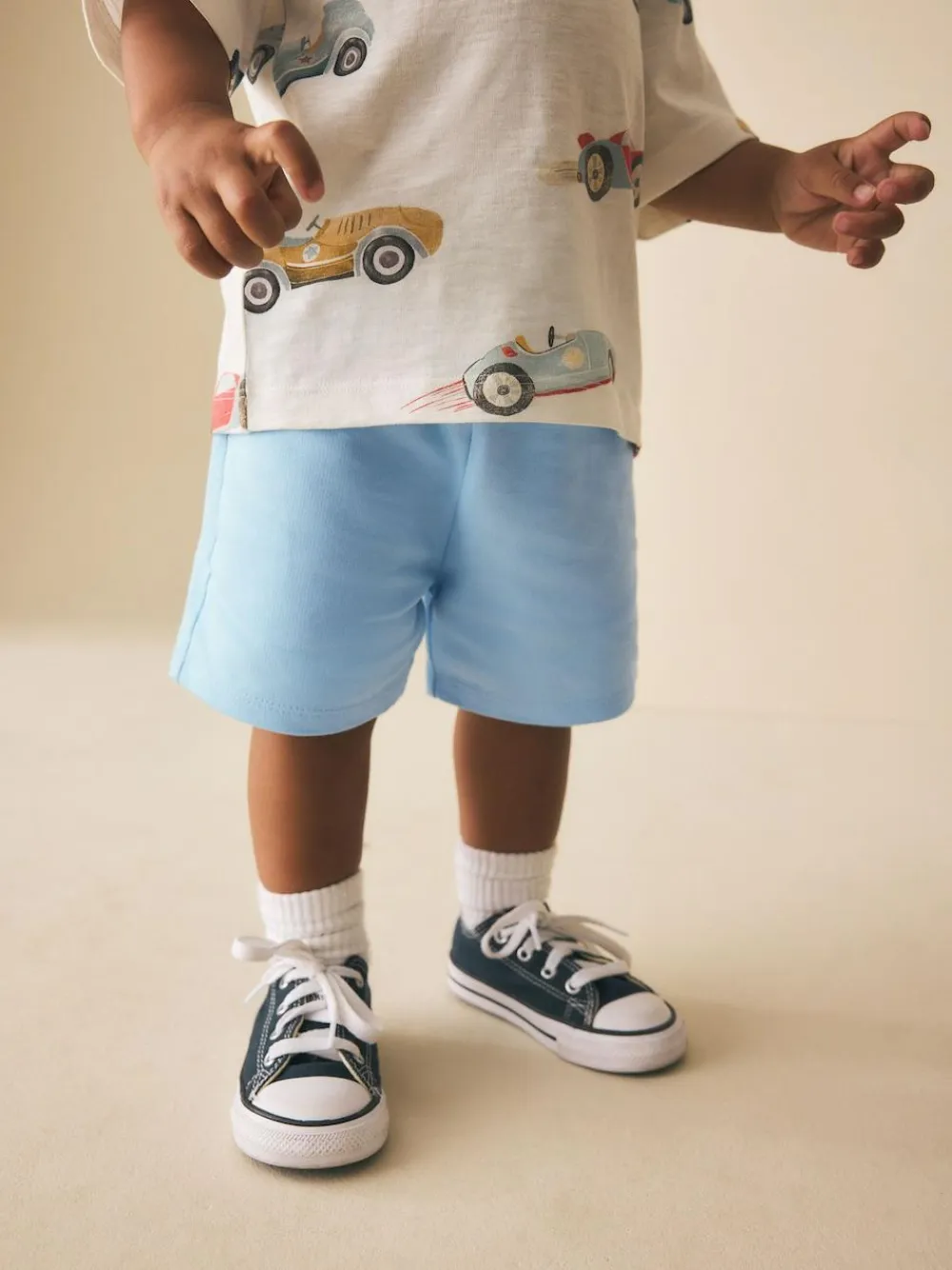 Sale Next Light Blue Jersey Shorts (3mths-7yrs)
