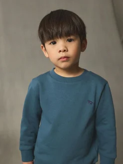 Discount Next Light Blue Logo Sweatshirt And Joggers Set (3mths-7yrs)