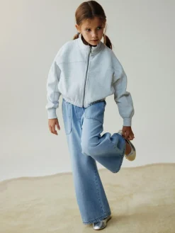 Sale Next Light Blue Pullon Wide Leg Trousers (3-16yrs)